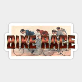 Bike Race Sticker